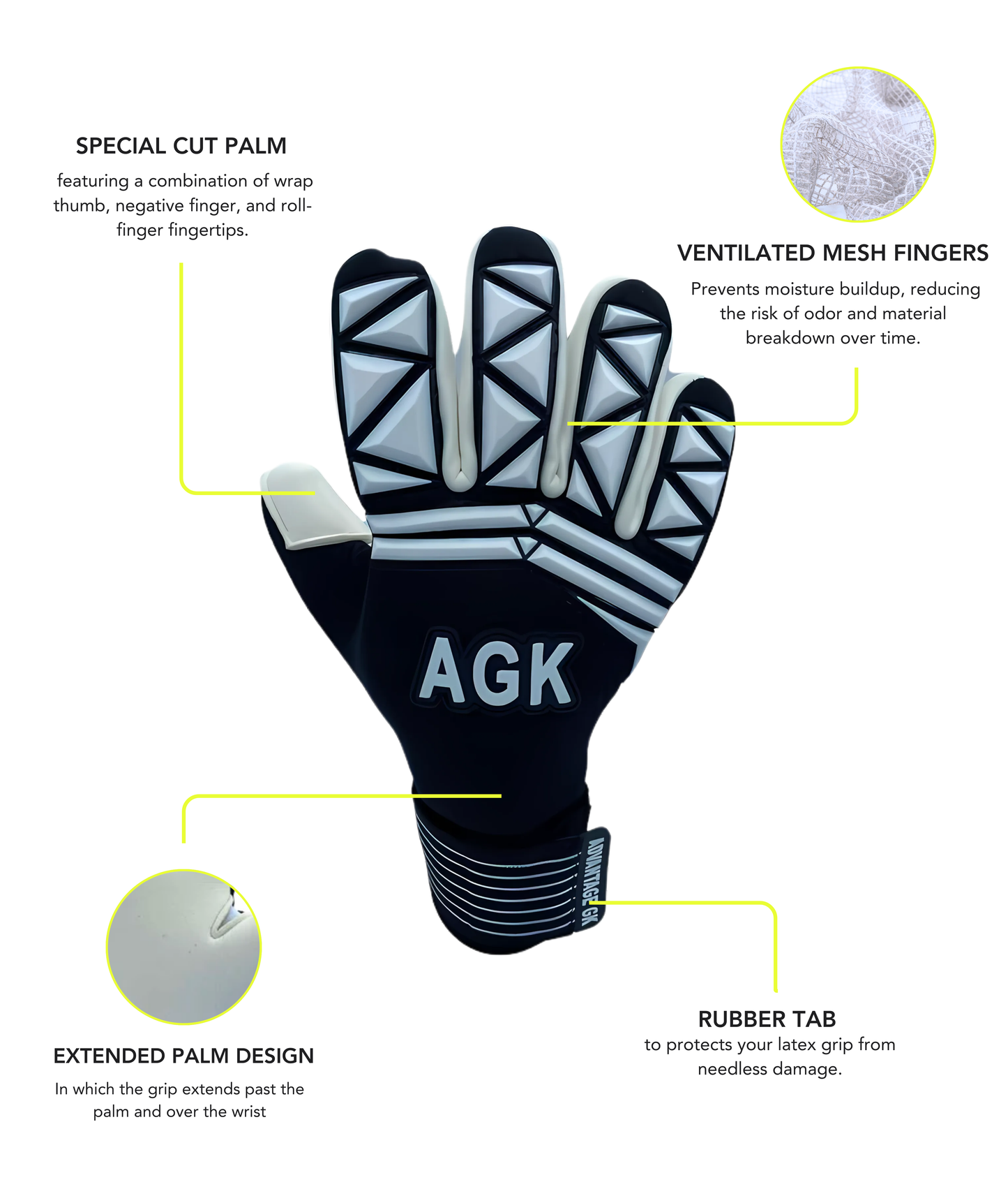 AGK Pro Courage Goalkeeper Glove