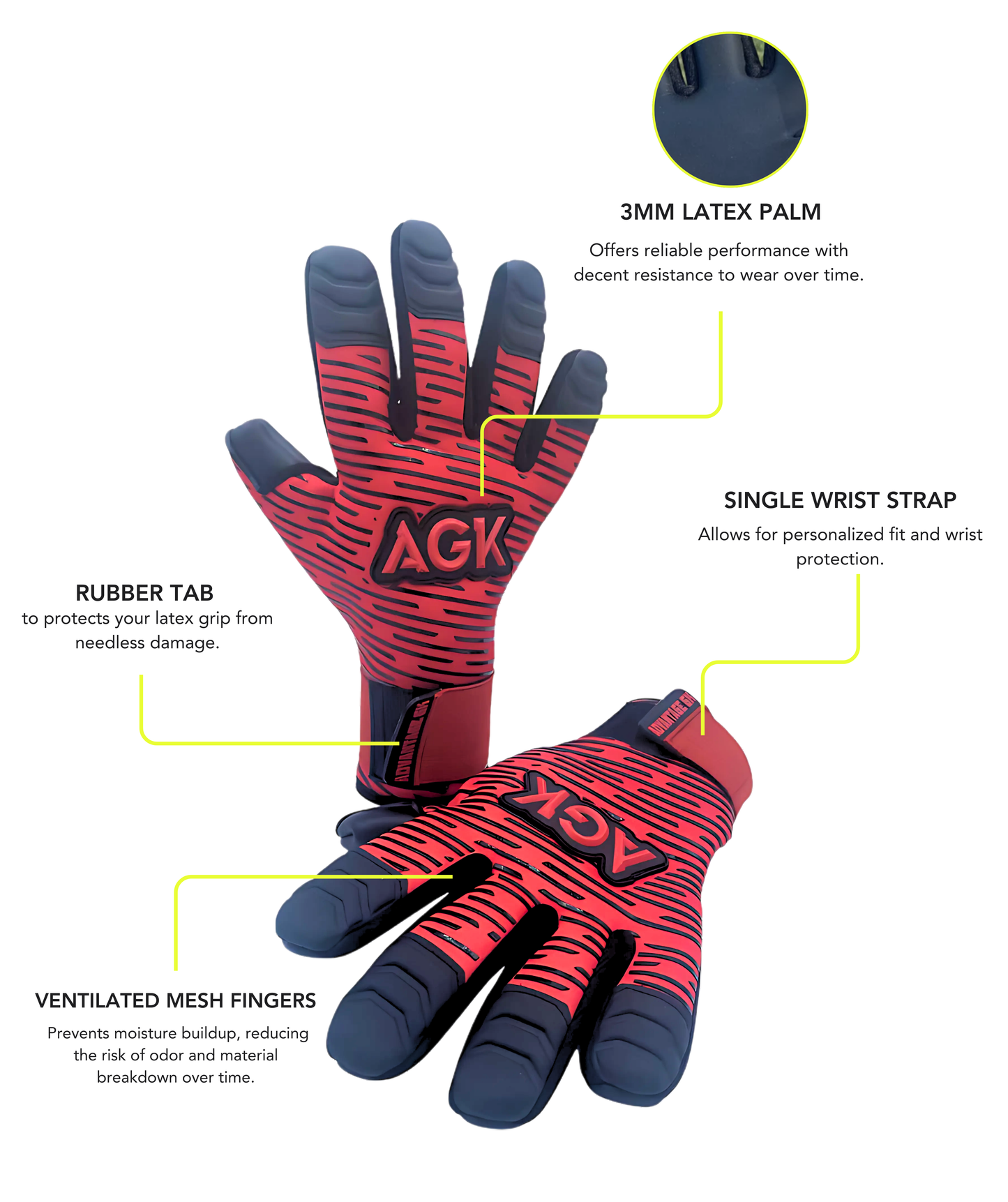 AGK El Diablo Goalkeeper Glove