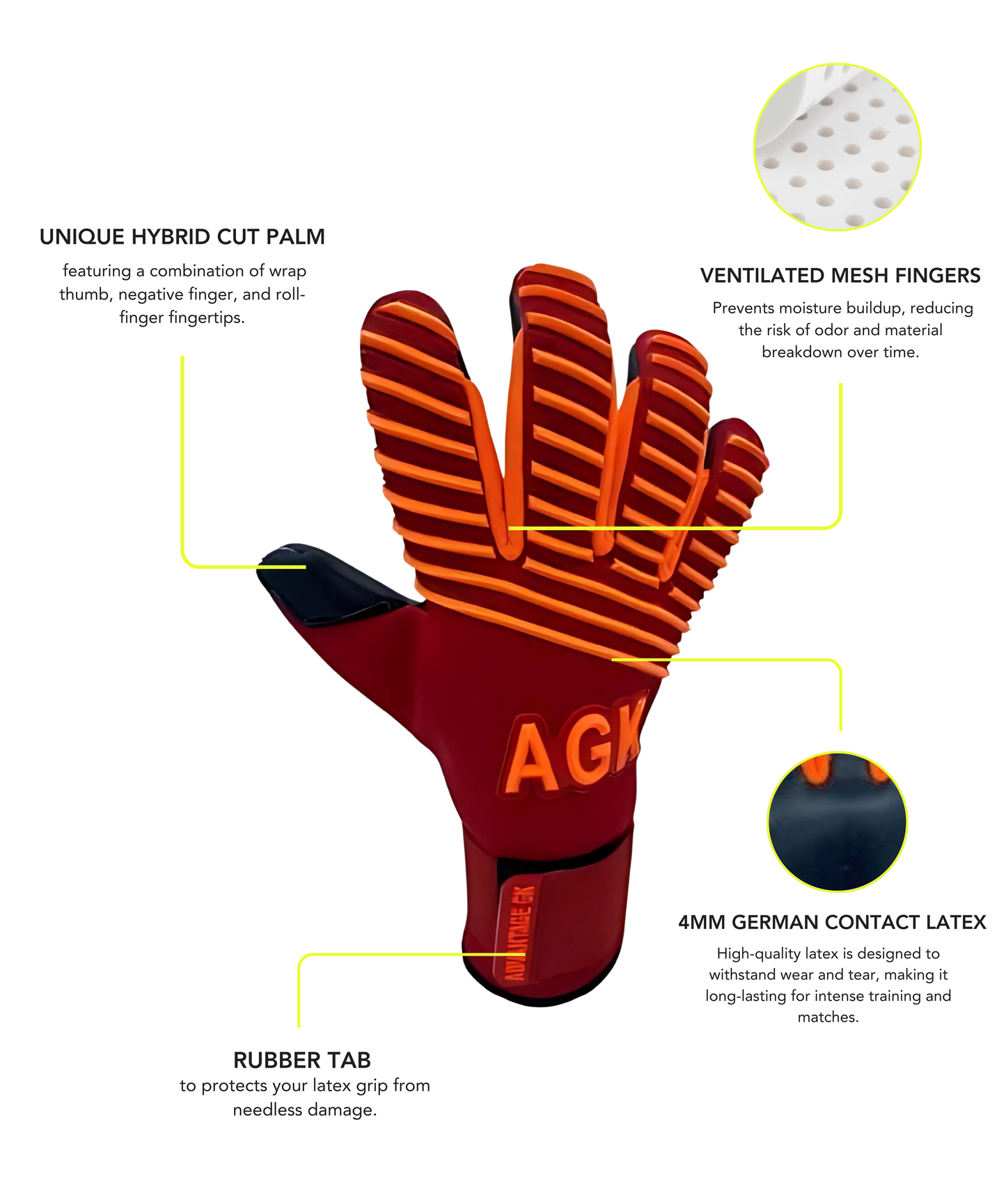 AGK Pro Inferno Goalkeeper Glove